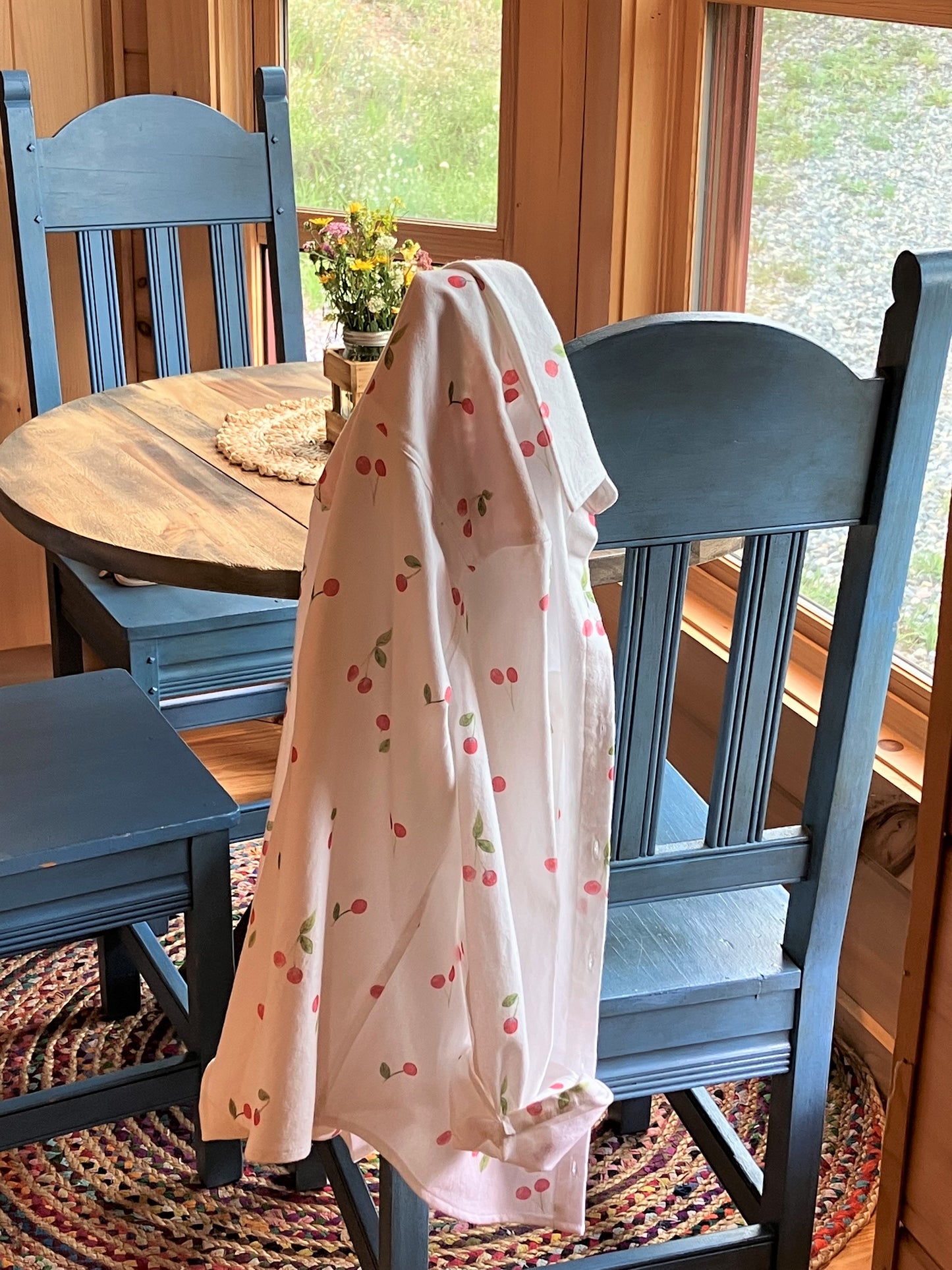 Cherry Picked Women's Summer Flannel Shirt
