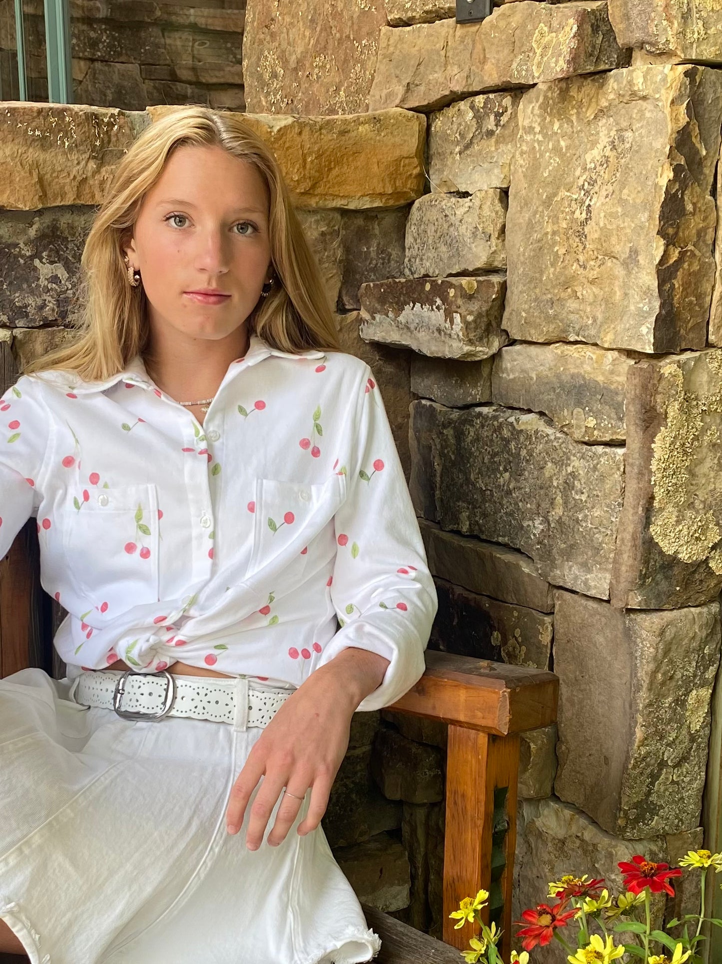 Cherry Picked Women's Summer Flannel Shirt